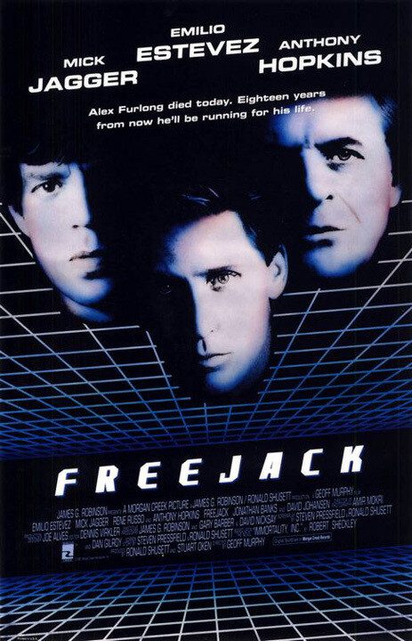 1992 Freejack Original US/French Movie Poster Single-Sided Rolled