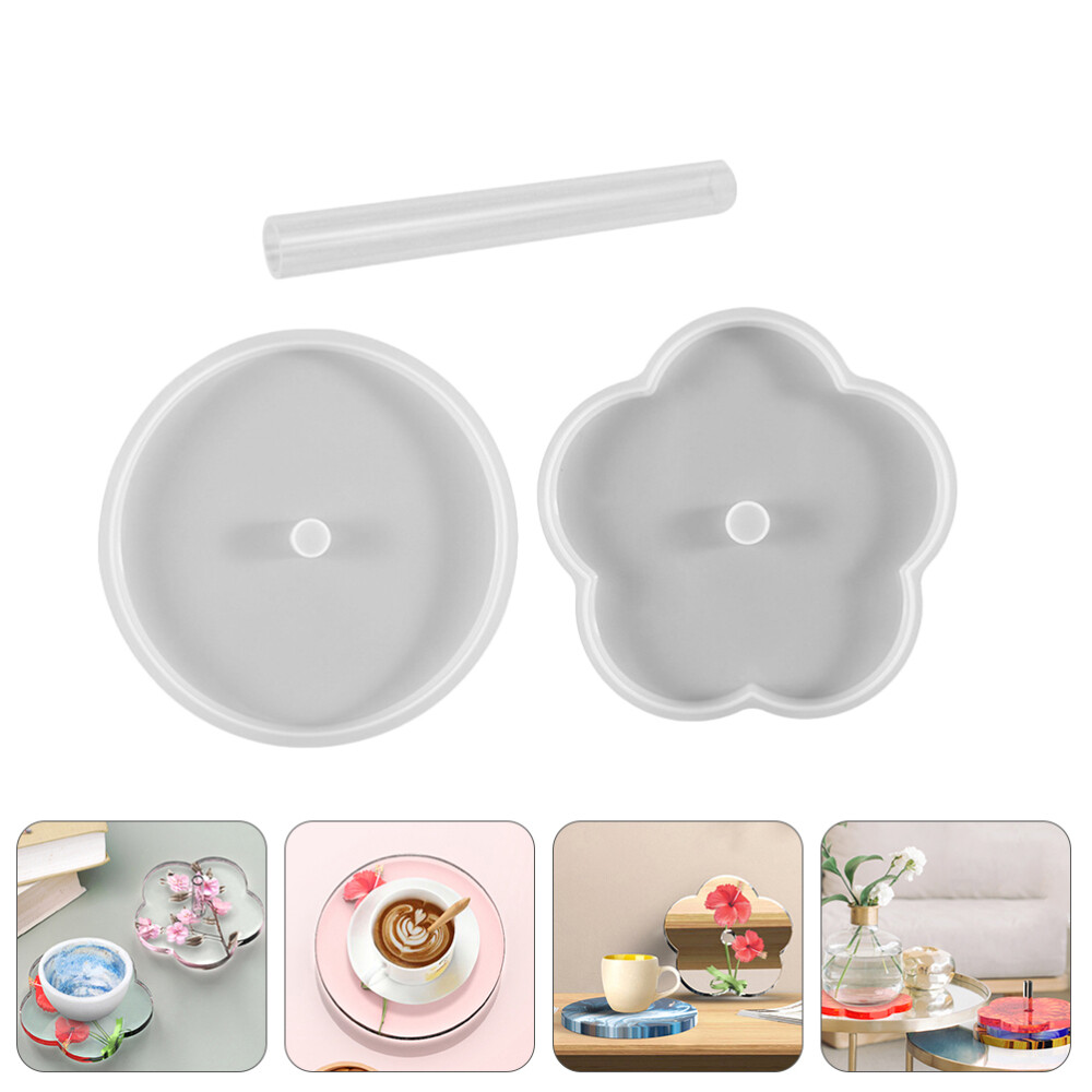 Diy Mug Coaster Mould Coaster Molds Resin Casting Round Coaster Jewelry Holder