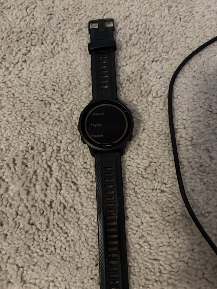 Garmin Forerunner 955 Solar GPS Smartwatch Black with Charging Cable