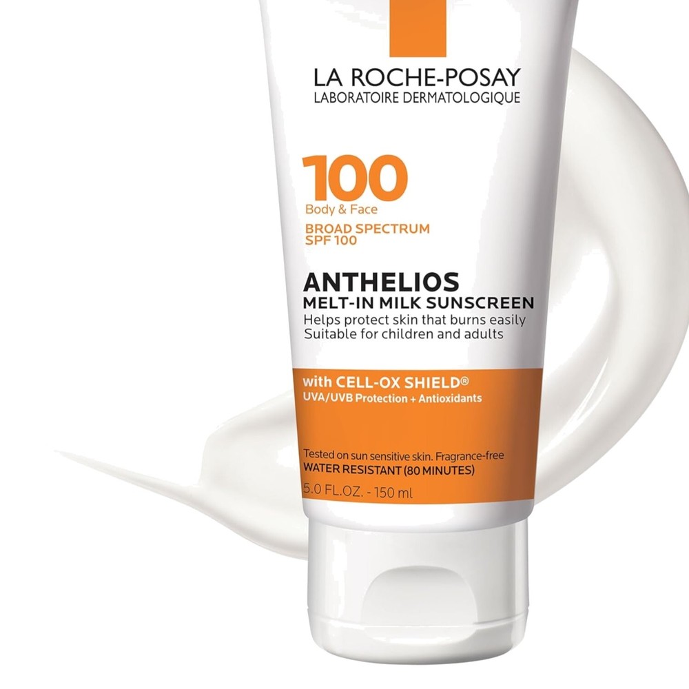 Oil-Free La Roche-Posay Anthelios SPF 100 Unscented Allergy Tested Sunscreen