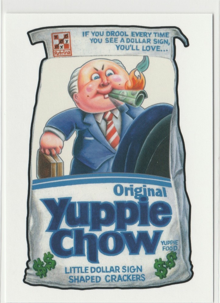 Yuppie Chow Garbage Pail Kids GPK 2019 We Hate the 90s Wacky Pails