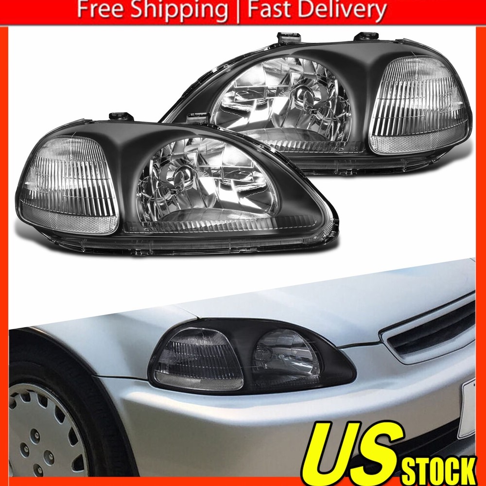 HOUSING CLEAR CORNER LAMPS FOR SIGNAL HEADLIGHT 96-98 HONDA CIVIC EJ/EM/EK