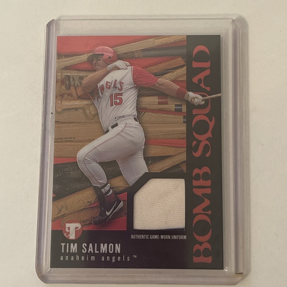 2003 Topps Pristine - Bomb Squad #PBS-TS Tim Salmon