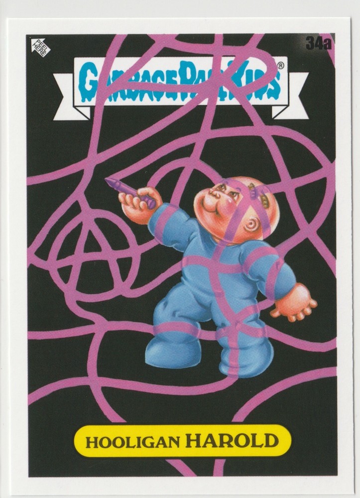 Hooligan Harold 34a Garbage Pail Kids GPK 2022 Book Worms Trading Card