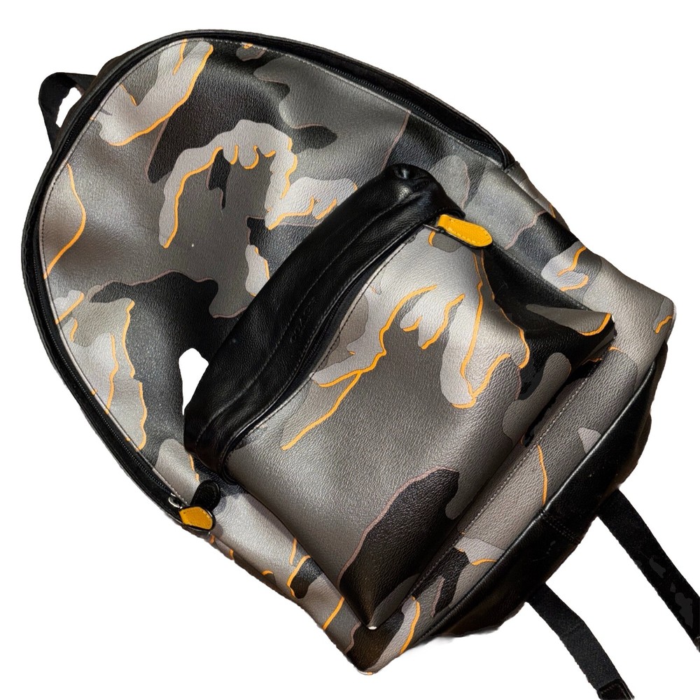 FLASH SALE Coach Grey Charles Backpack with Camo Print F31557 RETAIL $550 RARE-image