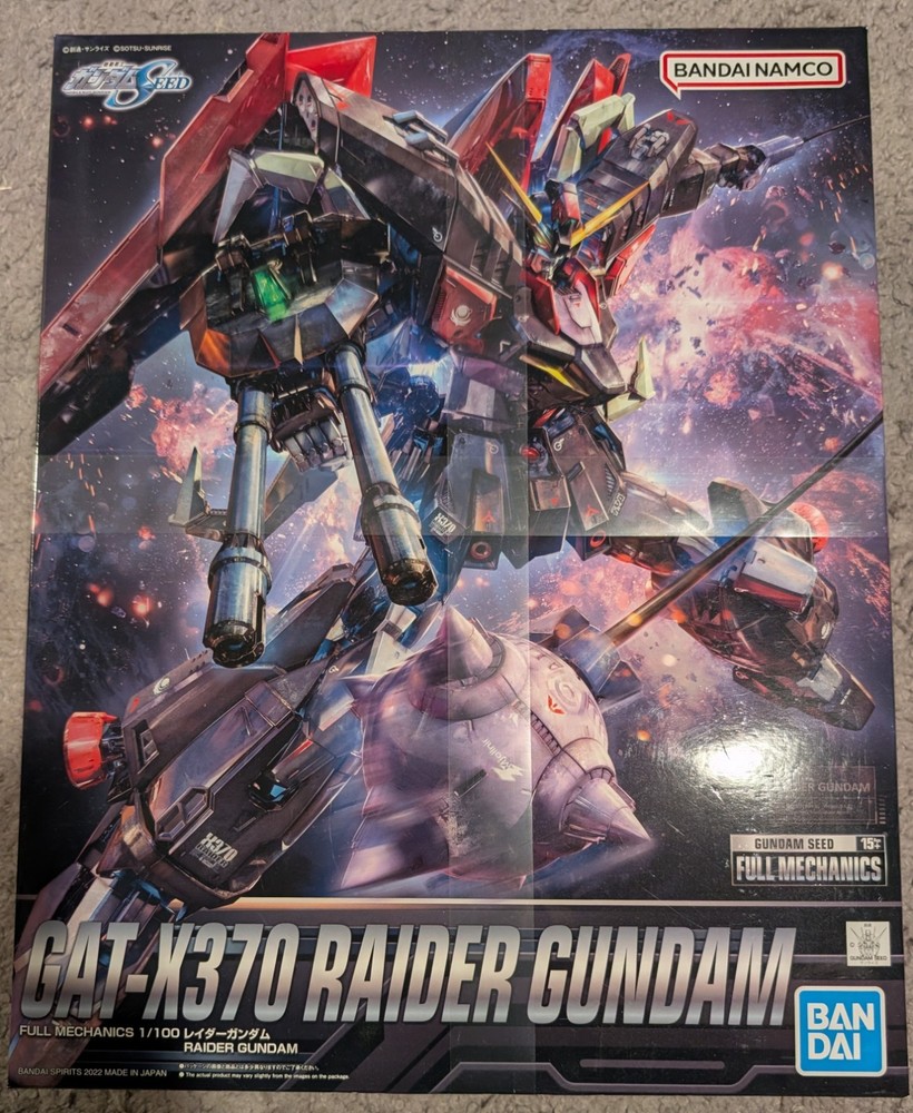 Gundam 1/100 FM Full Mechanics SEED #02 GAT-X370 Raider Gundam Model Kit