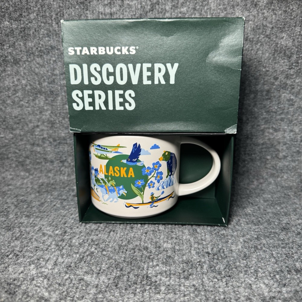 Starbucks DISCOVERY SERIES ALASKA Coffee Mug Cup NEW W BOX