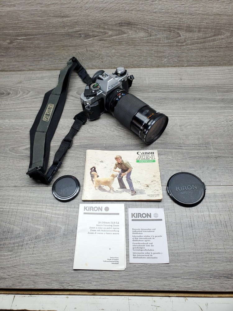 Canon AE-1 35mm Camera With Kiron 28-210 Lens