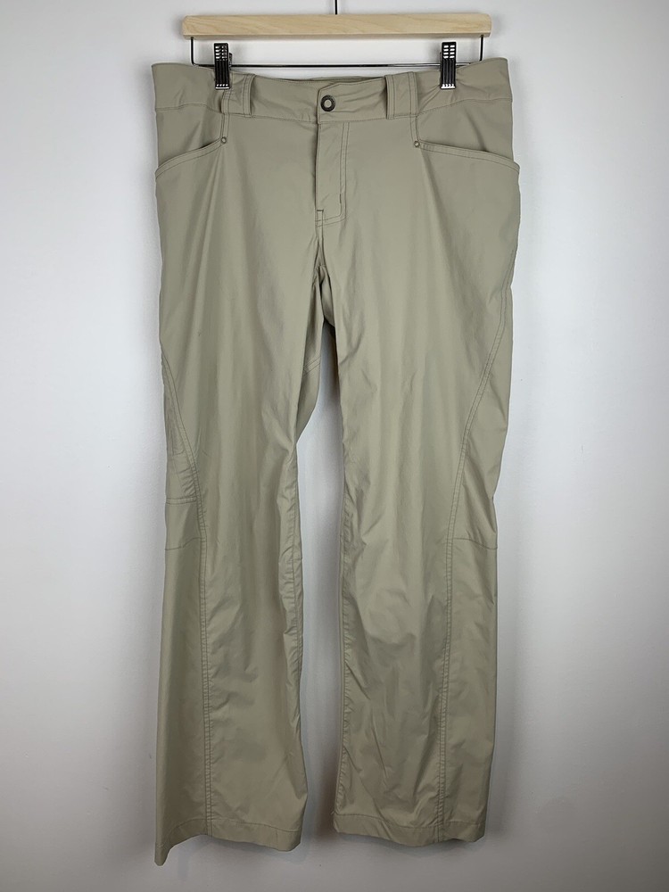 Arcteryx Womens Beige Hiking Pants Size 8 Activewear with Pockets