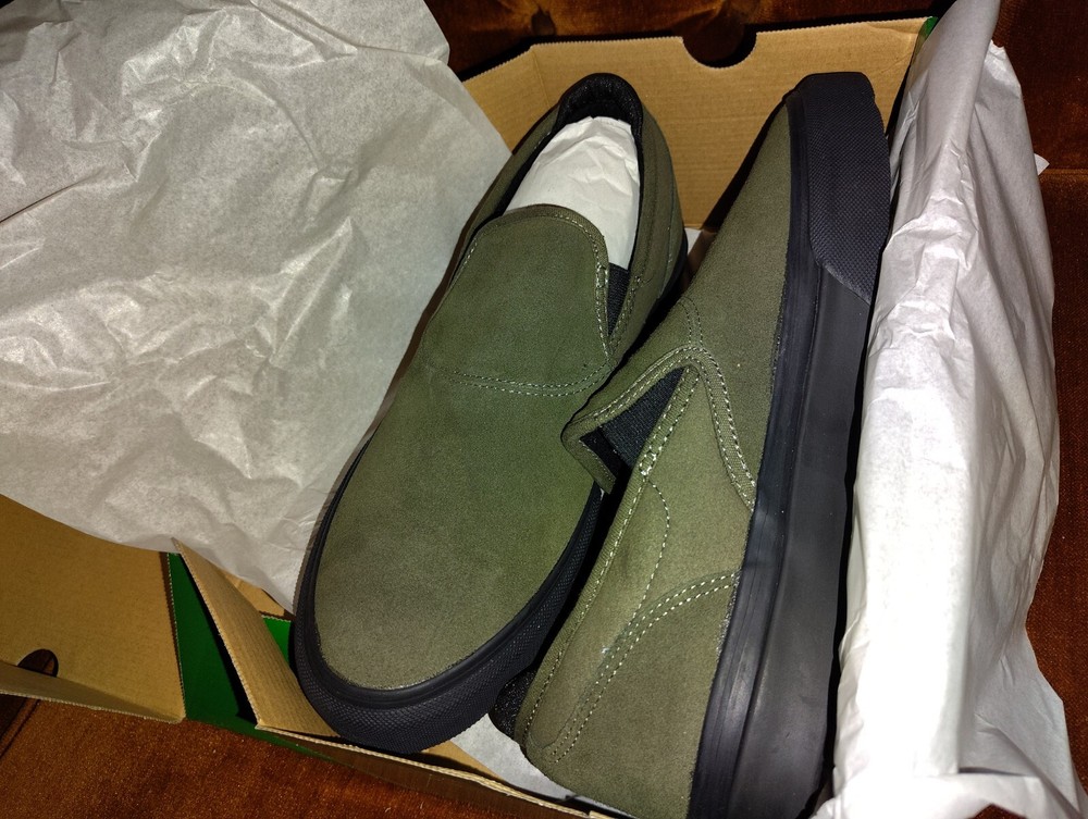 Emerica Wino G6 Slip On Olive/Black Size 11 Brand New In Box