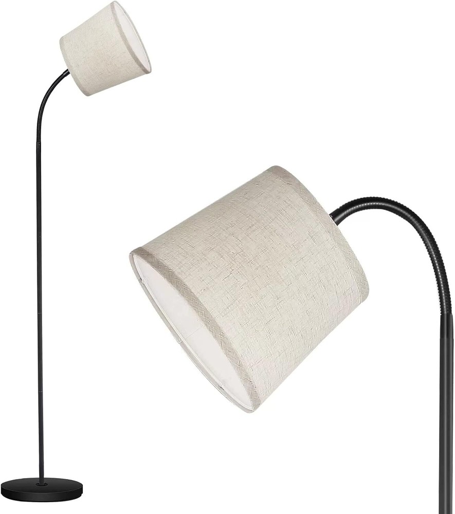 LED Floor Lamp, Standing Lamp for Living Room with Linen Lamp Shade,Adjustabl...