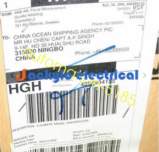 1PC ABB 3BSX107435R1 3BSE040255R2 Angle transmitter, brand new fedex or DHL