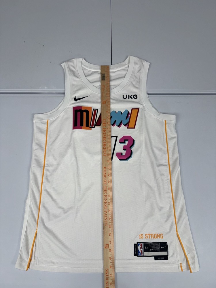 Bam Adebayo Signed Miami Heat Nike NBA Autographed Authentic Swingman Jersey