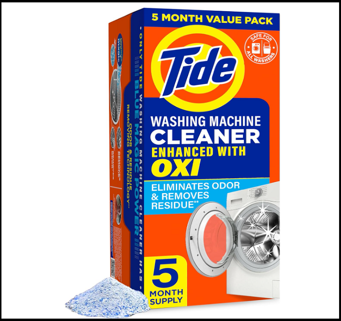 Tide Washing Machine Cleaner with Oxi for Fresh & Odor-Free Washers