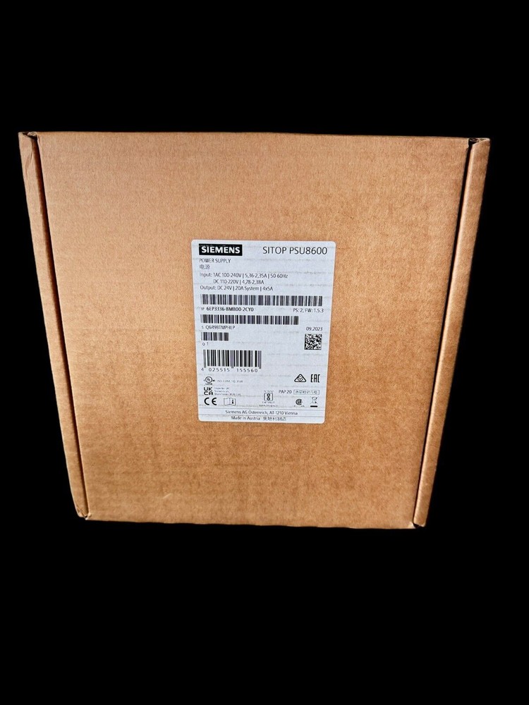 Siemens Sitop PSU8600 Power Supply  6EP3336-8MB00-2CY0
