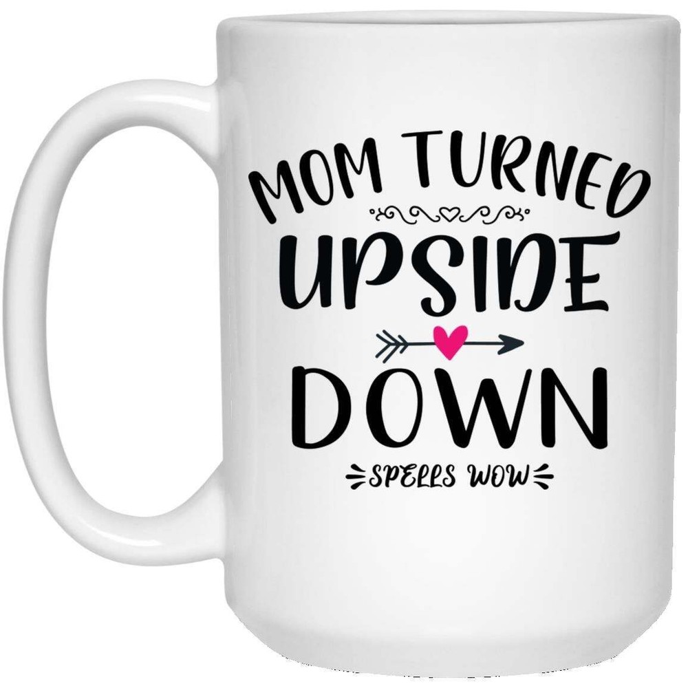 White Ceramic Funny Novelty Coffee Mug Ideal Gift for Mom on Any Occasion