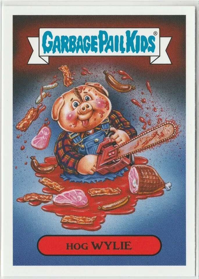 Hog Wylie #10b Garbage Pail Kids GPK 2019 Revenge of Oh the Horror-ible Card