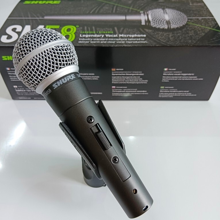 Shure SM58S Dynamic Vocal Microphone with On/Off Switch