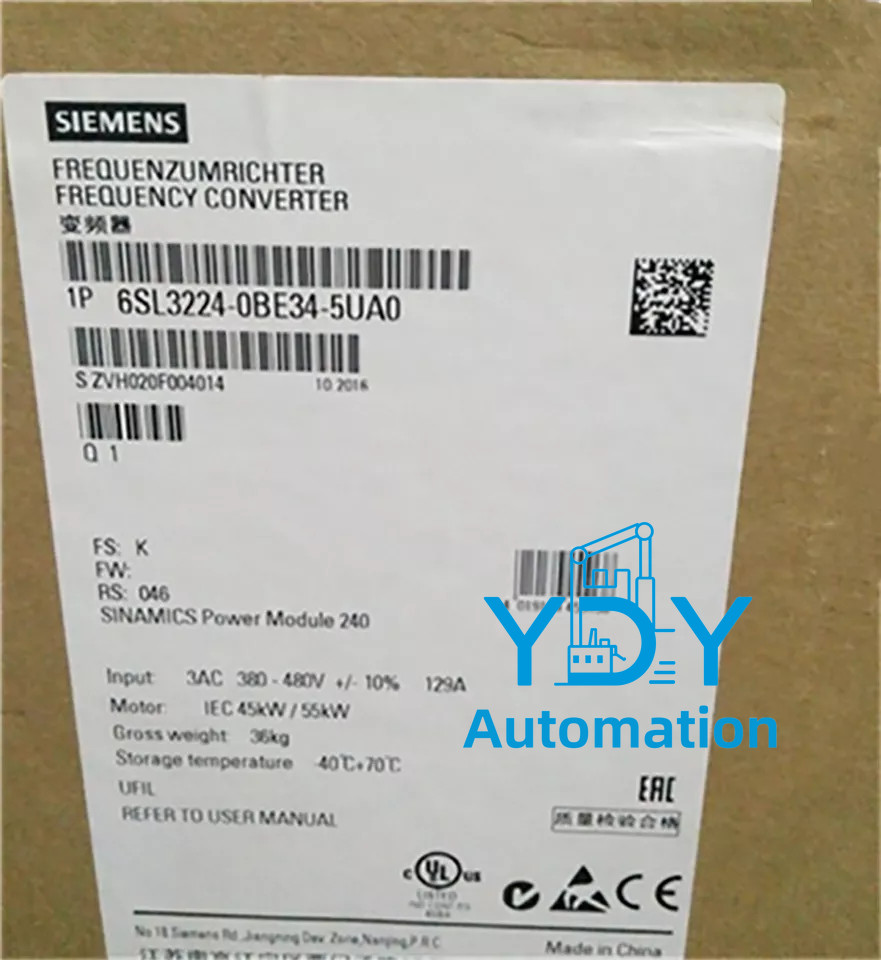 1PC Siemens 6SL3224-0BE34-5UA0 6SL3 224-0BE34-5UA0 New In Box Expedited Shipping