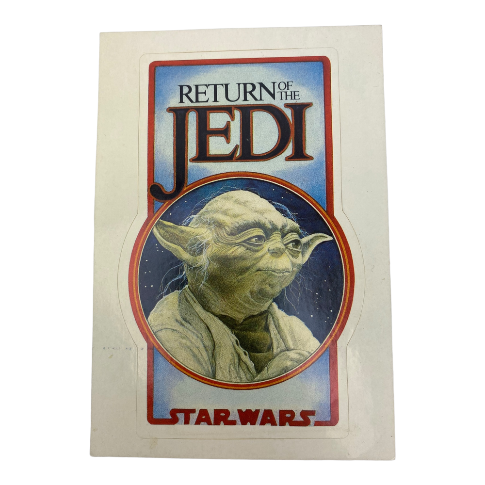 1983 Star Wars Return of the Jedi Fan Club Sticker Original Movie Memorabilia