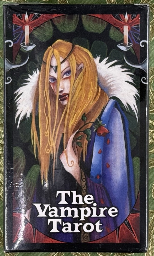 Vampire Tarot Deck by Nathalie Hertz (2004, Hardcover)