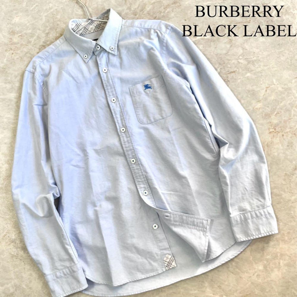 Burberry Black Label button-down oxford shirt F/S from Japan