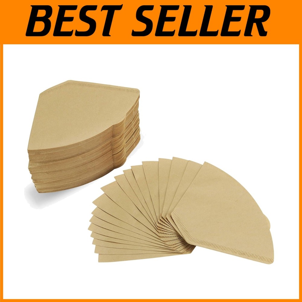 Natural Unbleached Cone Coffee Filters, 1000 Ct