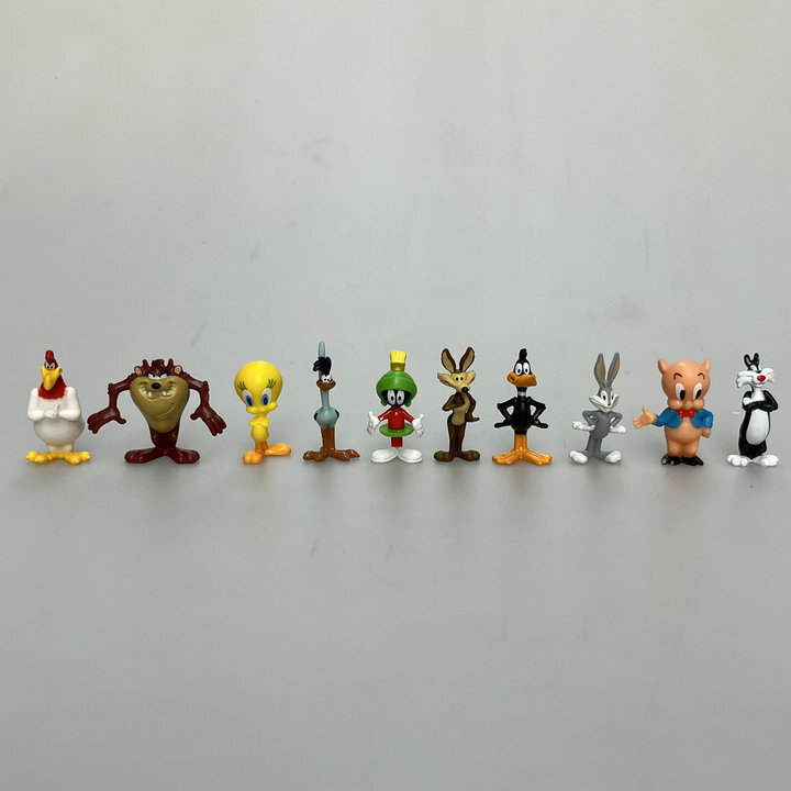 Looney Tunes Bugs Bunny Daffy Duck Sylvester Tweety Mini Figure 10 pcs/set