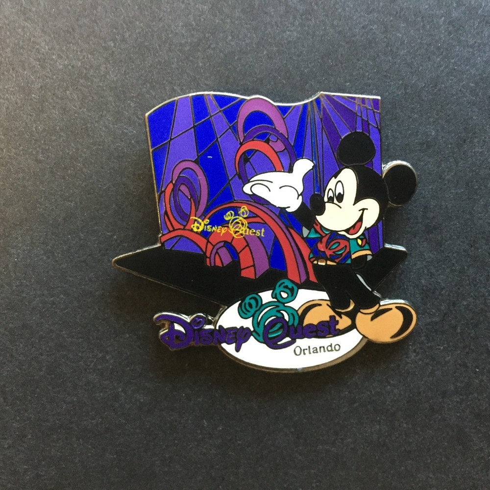 DisneyQuest Orlando with Mickey Mouse Downtown Disney Very RARE Disney Pin 1801