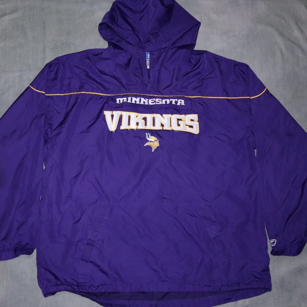 Minnesota Vikings NFL Pullover Reebok  Windbreaker XL