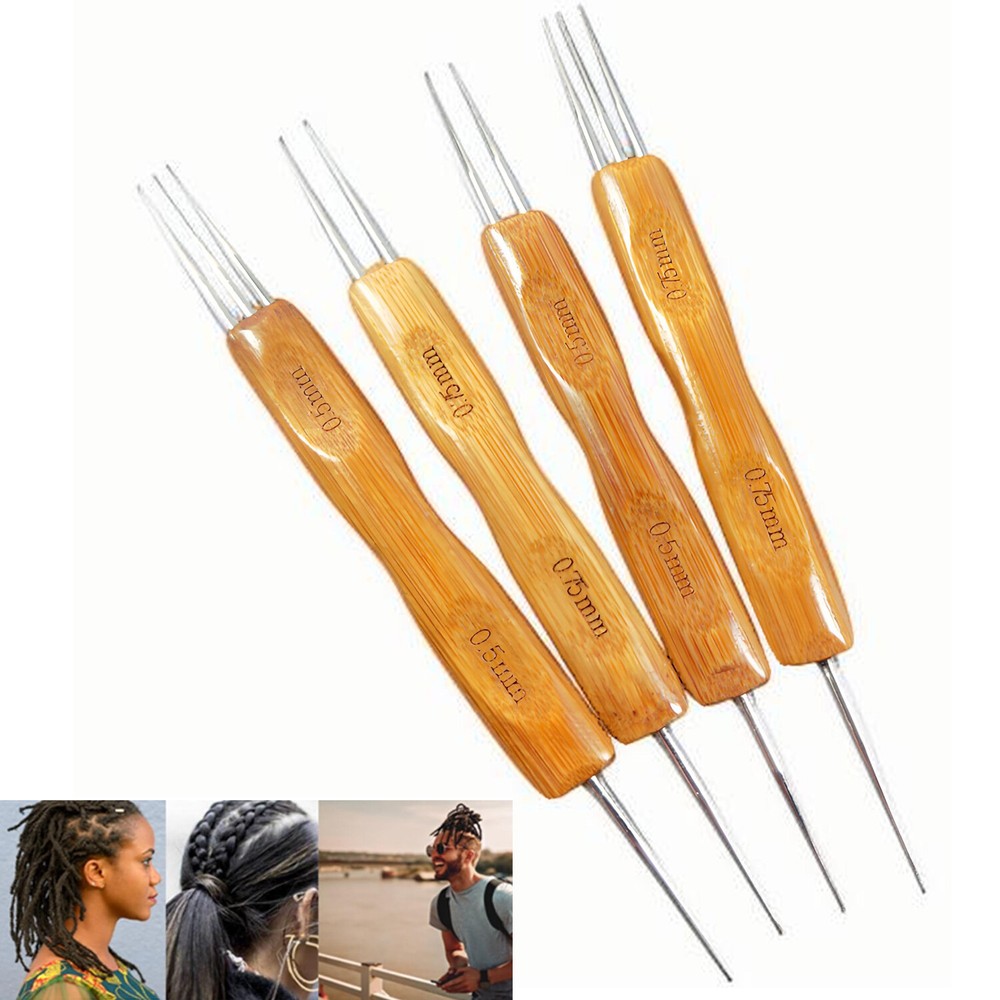 Double Ended Crochet Hooks for Dreadlocks and Braids-image
