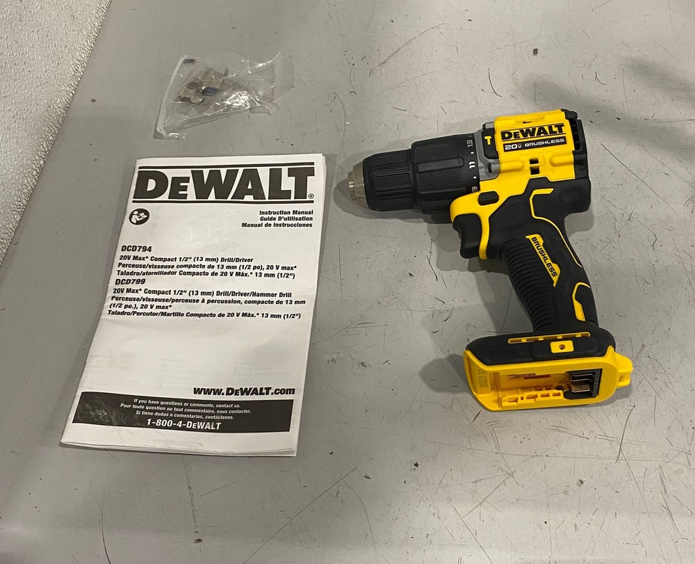 DeWalt Atomic Brushless  DCD799 1/2