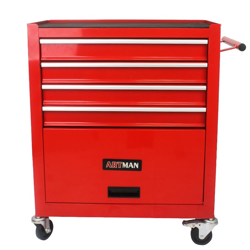 4-Drawer Rolling Tool Cart for Garage Storage Cabinet with Wheels
