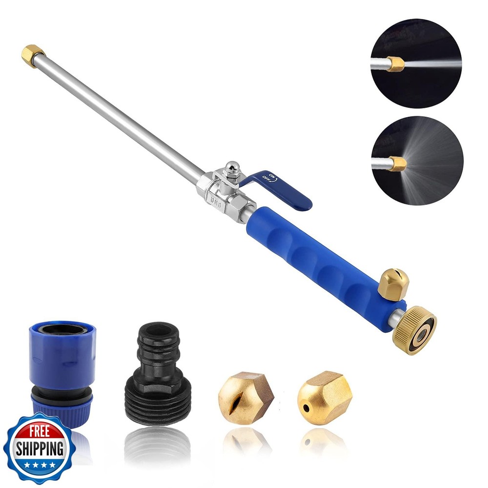High Pressure Power Washer Wand with Jet Nozzle for Garden Hose