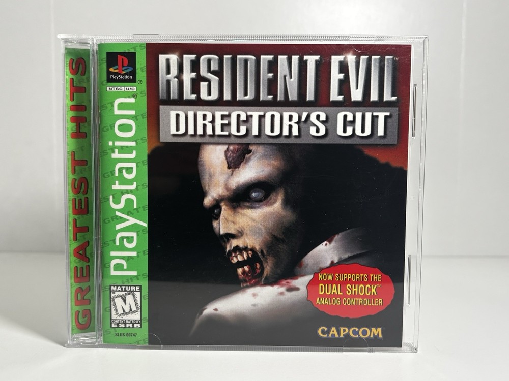 Resident Evil Director's Cut Greatest Hits Playstation 1 PS1 CIB + reg card!