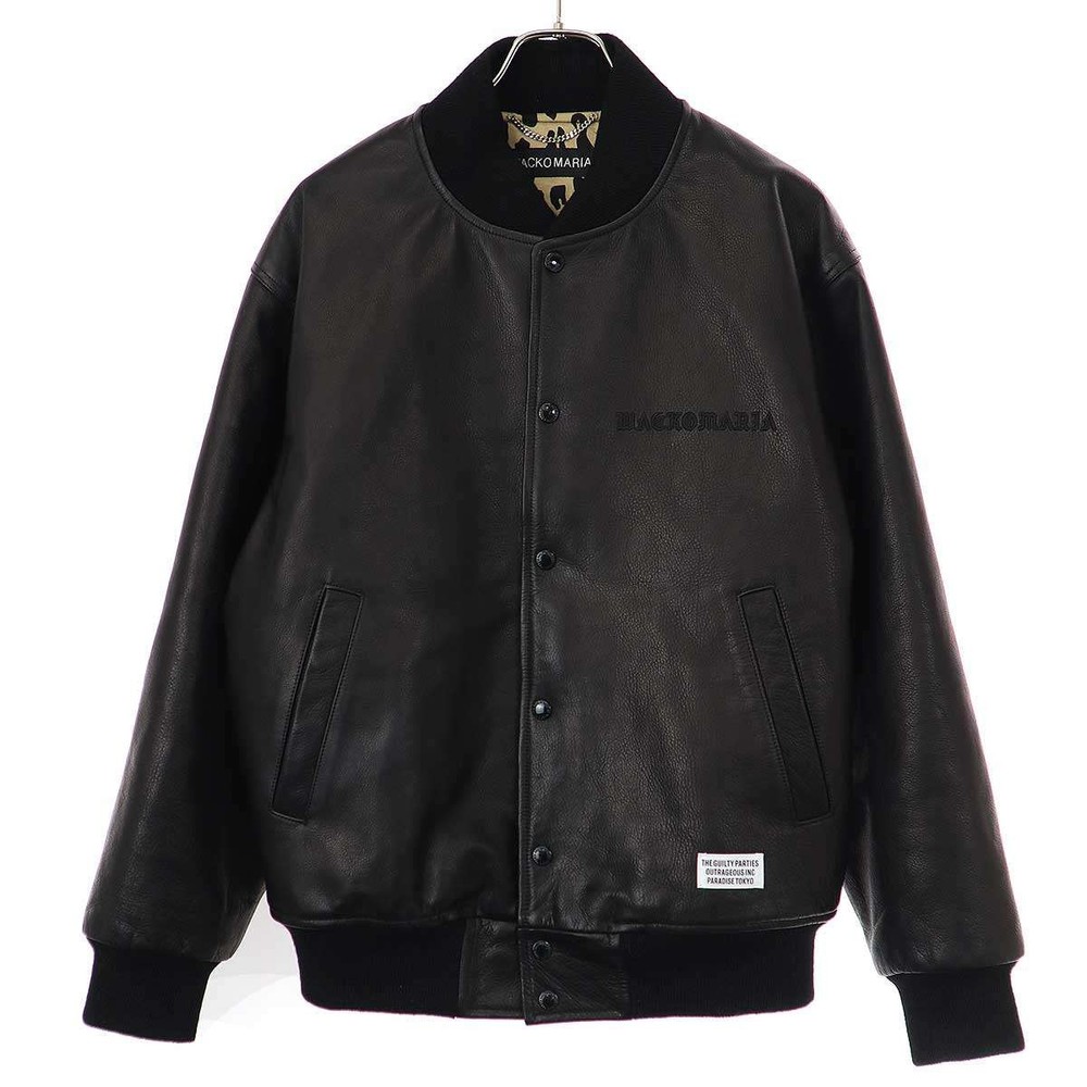 Wacko Maria 24Aw Cowhide Leather Varsity Jacket Type 2 Style