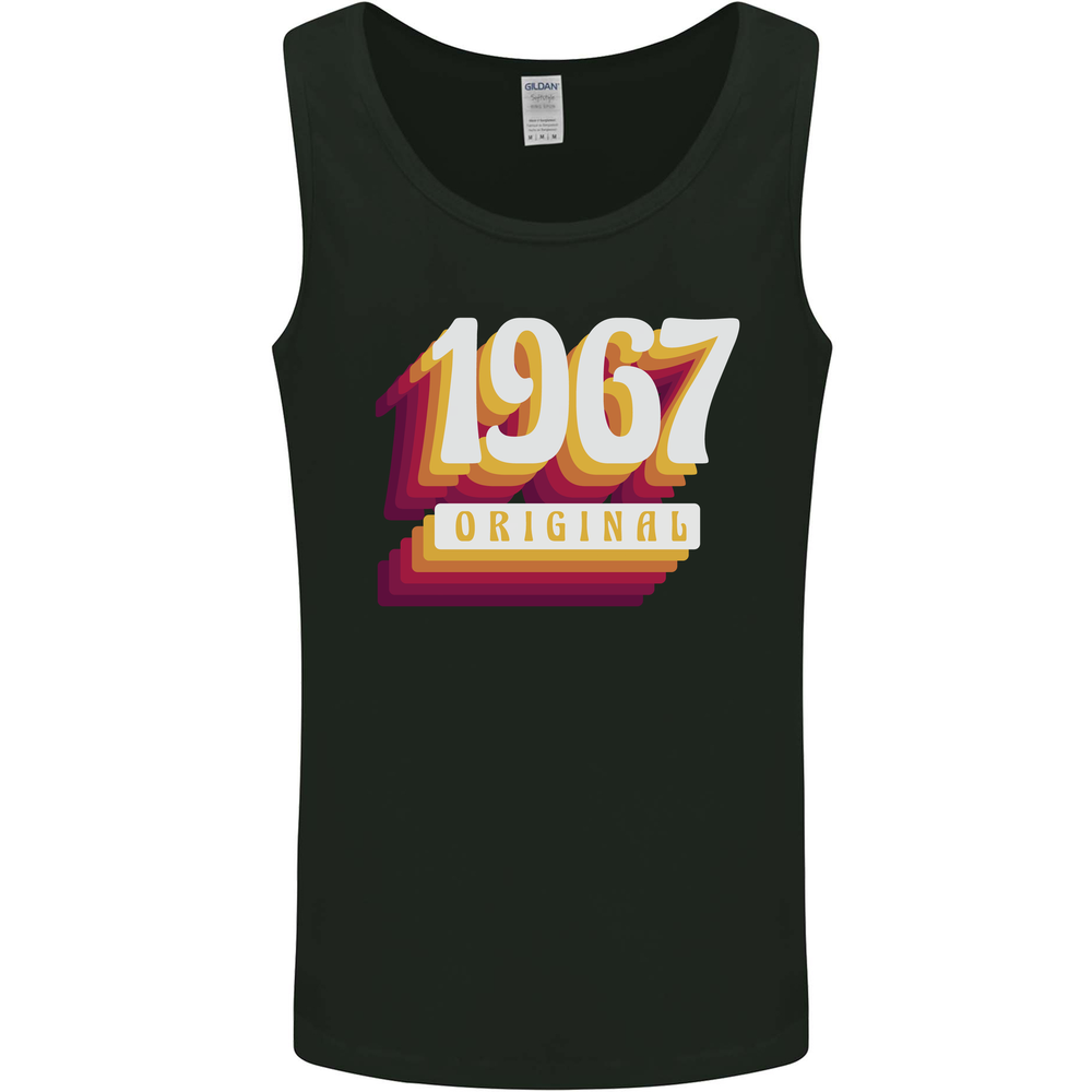 Retro 58th Birthday Original 1967 Mens Vest Tank Top