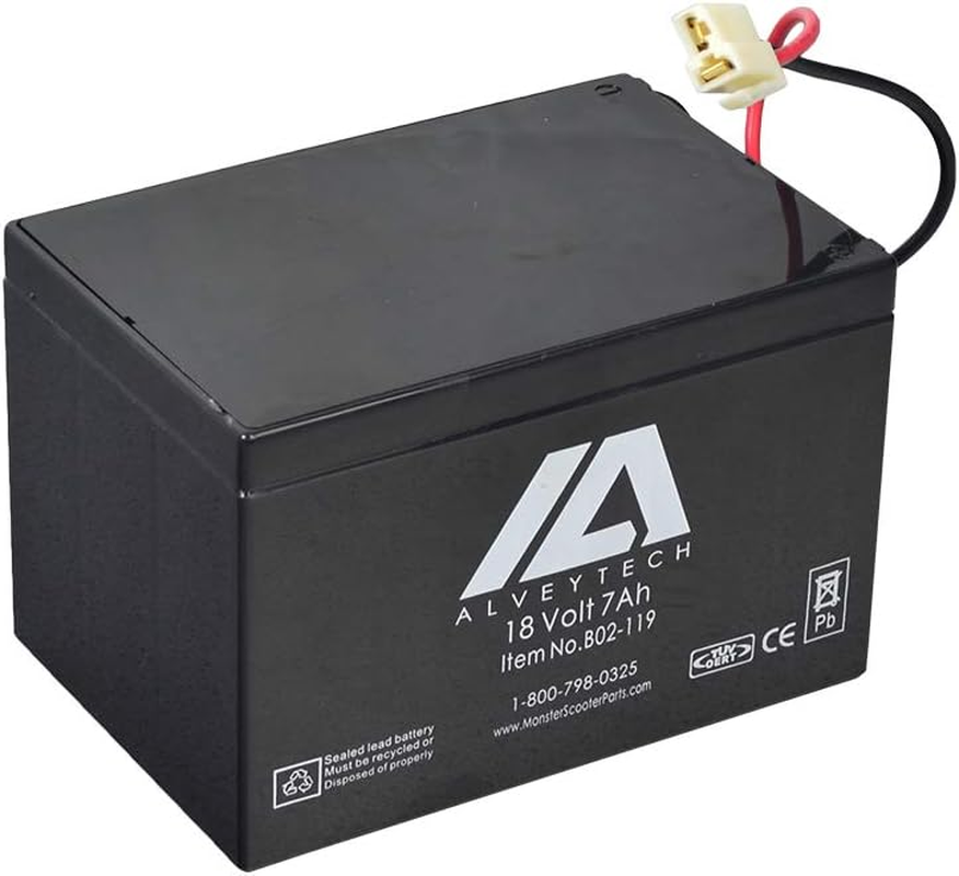 18 Volt 7 Ah Battery for Minimoto Sport Racer - OEM Parts and Batteries, Deep Cy