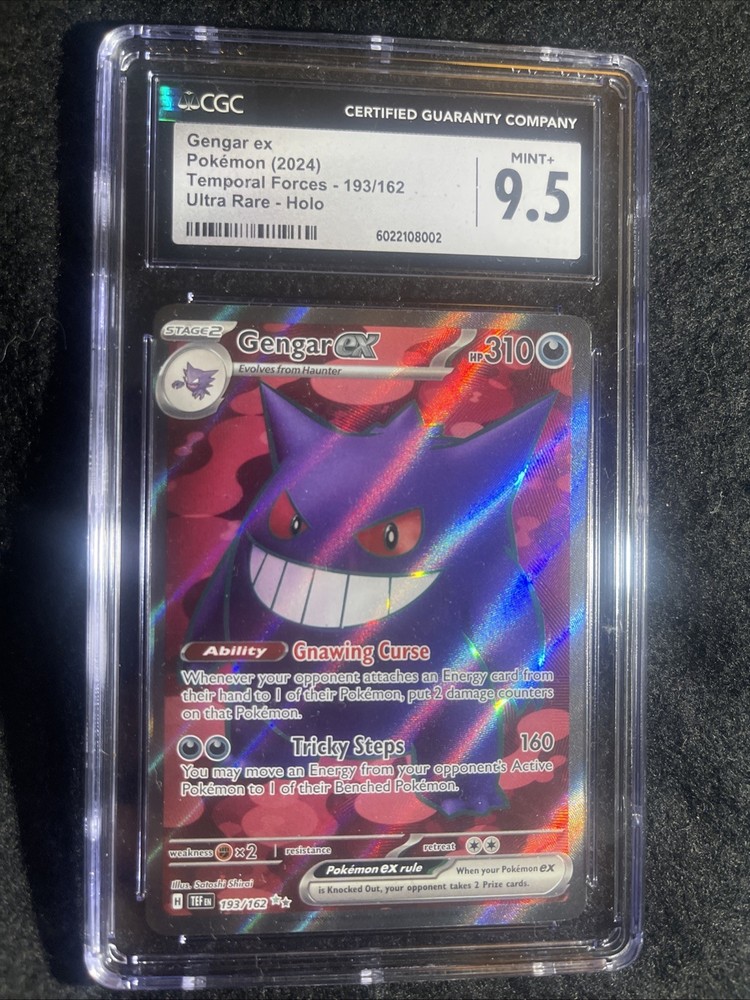 Hangar Ex Pokémon 2024 Temporal Forces 193/162 Ultra Rare Holo CGC 9.5