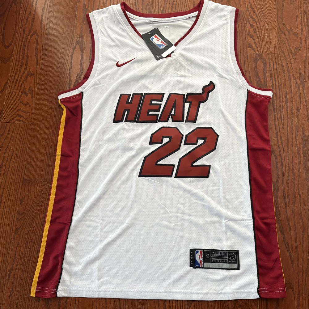Miami Heat Jimmy Butler Nike White 2023/24 Authentic Jersey Association Edition