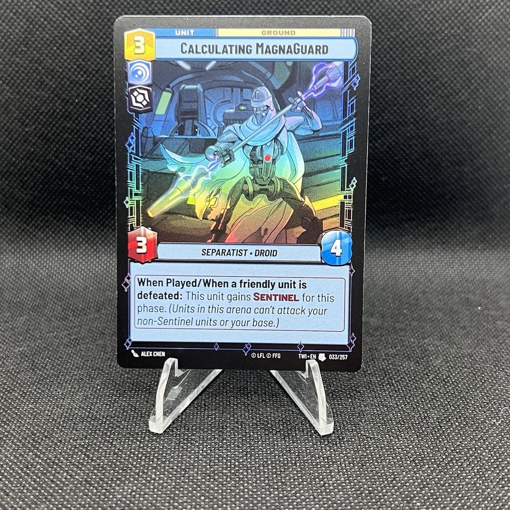 Star Wars Unlimited, Twilight of the Republic - Calculating Magnaguard Foil