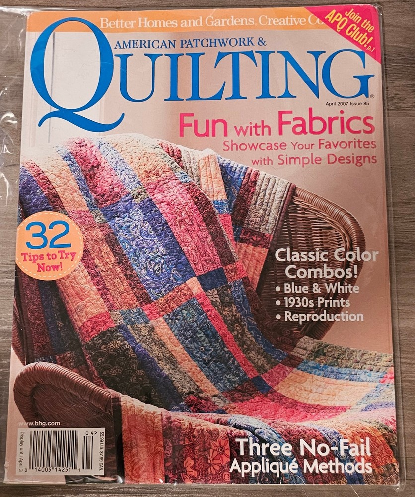 Better Homes & Gardn American Patchwork & Quilting; April 2007