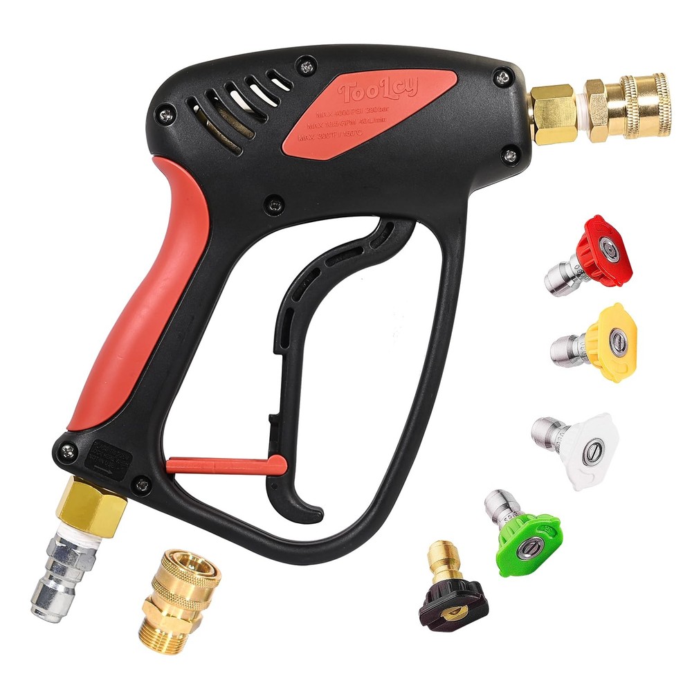 High-Pressure 4000 PSI Washer Gun with Swivel for Car Washing