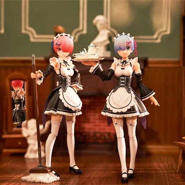 Re:Zero Starting Life in Another World Arctech Ram and Rem 1/8 Scale Figures Set