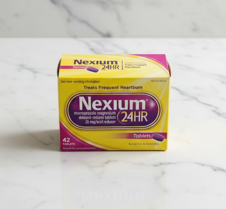 Nexium 24HR Delayed Release Heartburn Relief - 42 Tablets, 11/26+ Rare Discontin