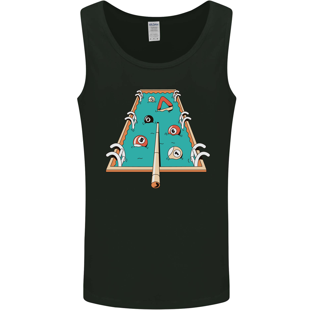 9-Ball Pool Funny Swimming Pool Mashup Mens Vest Tank Top
