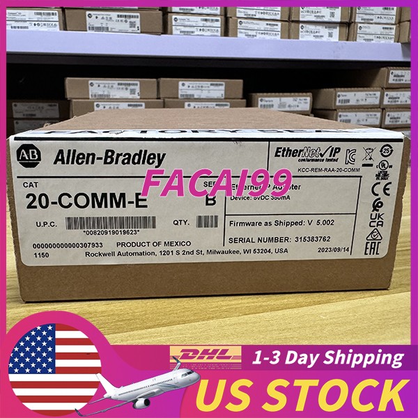 Brand New Allen-Bradley 20-COMM-E Ser B Ethernet/IP Adapter Free Shipping