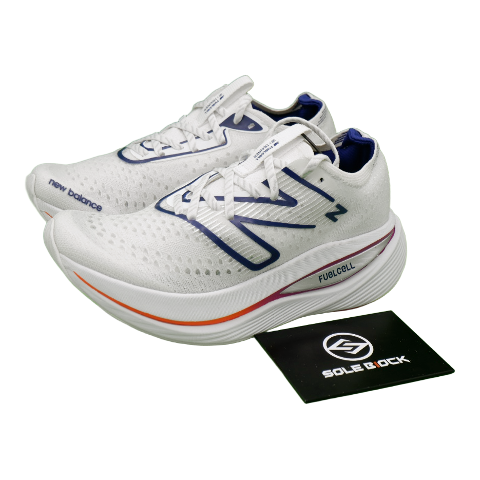 New Balance FuelCell SuperComp Mid White Victory Blue - MRCXLW2