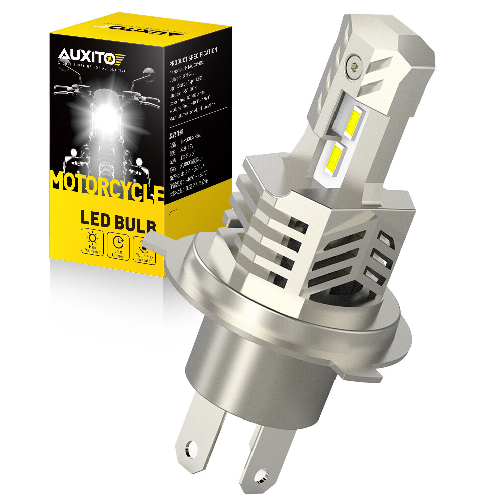 AUXITO Combo 2 H4 9003 LED Headlight Kit Bulbs High Low Beam White 60000LM M