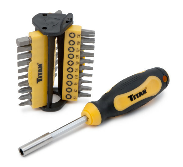 Titan 16068 31pc. Multi-Bit Screwdriver Set